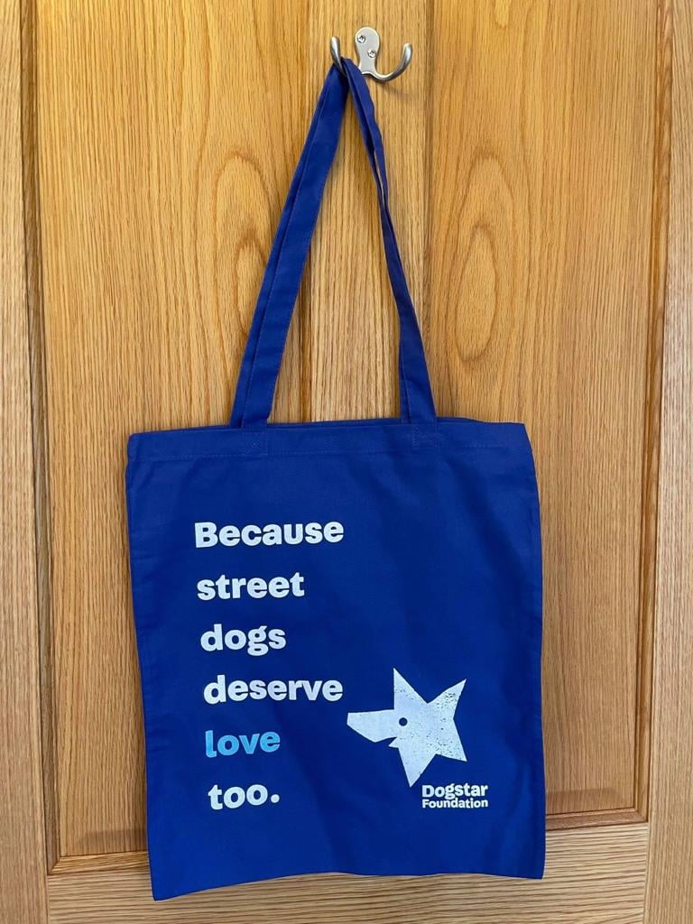 'Because street dogs deserve love too' - Tote Bag
