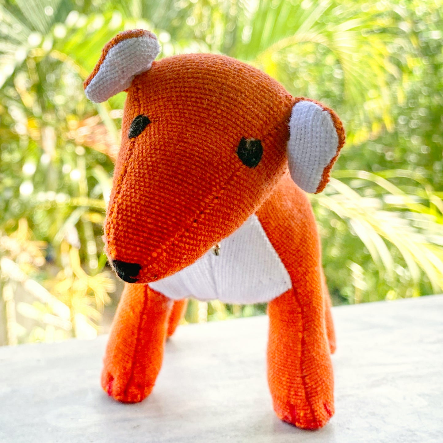 Red colour fabric Dogstar - PICKLE