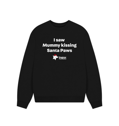 Black Printed Sweater Front