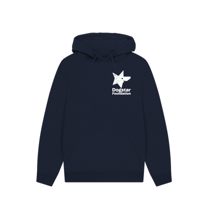 Navy Printed Hoody Front