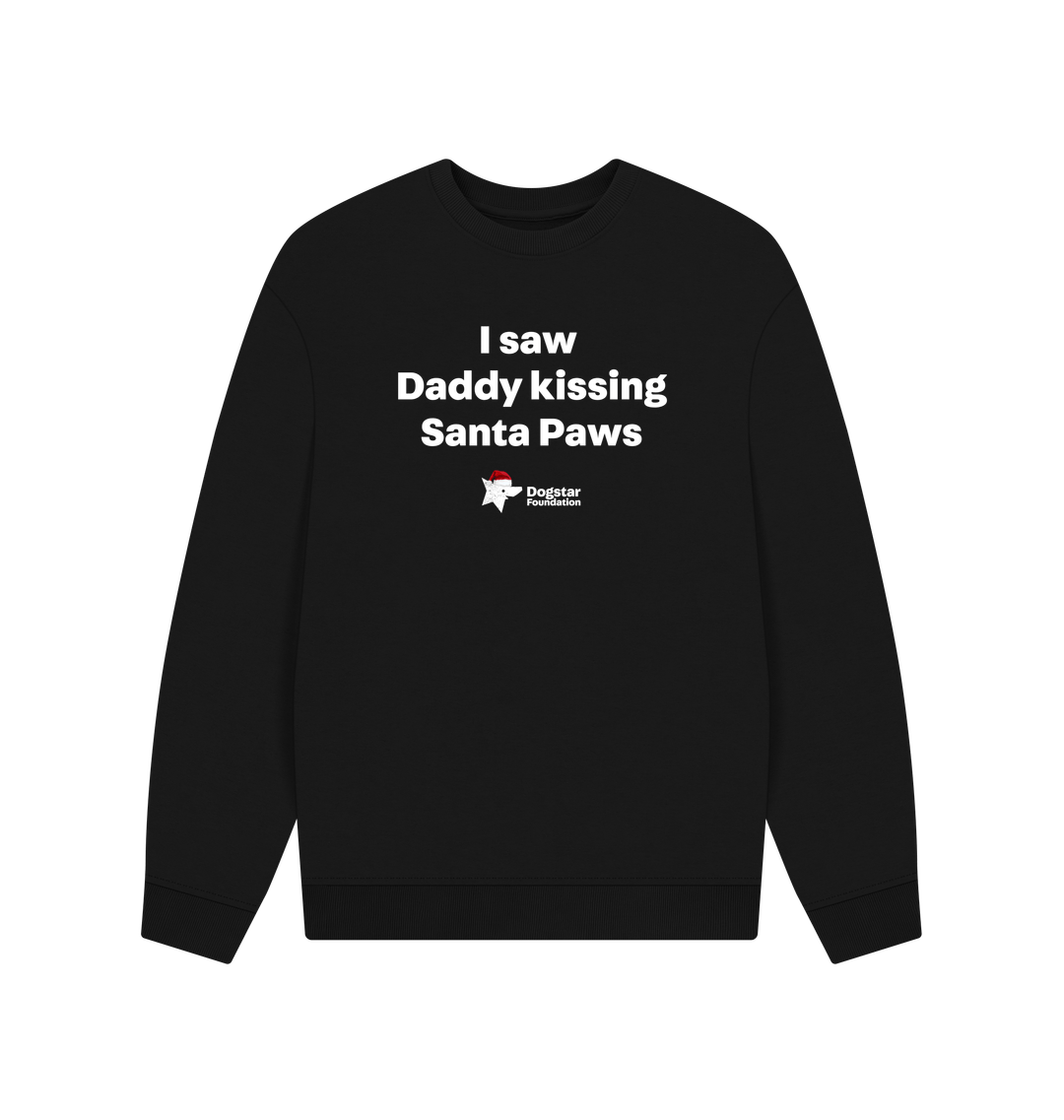 Black Printed Sweater Front