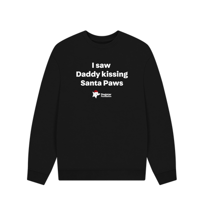 Black Printed Sweater Front