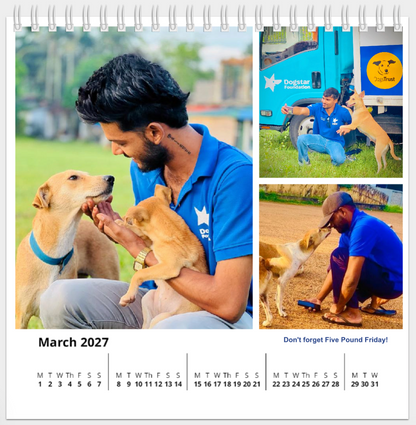 2027 Dogstar Desk Calendar