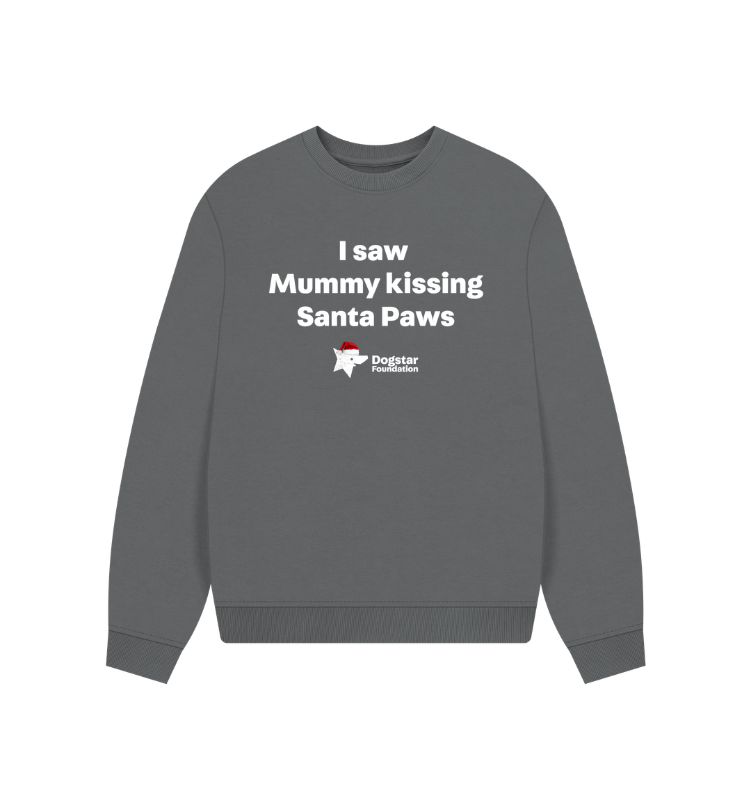 Slate Grey Printed Sweater Front