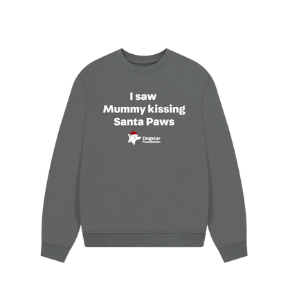 Slate Grey Printed Sweater Front