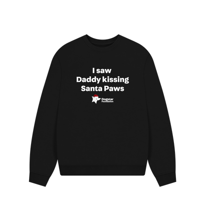 Black Printed Sweater Front