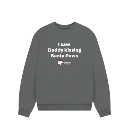 Slate Grey Printed Sweater Front