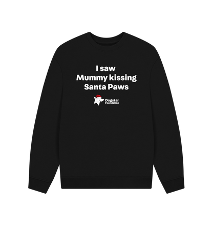 Black Printed Sweater Front