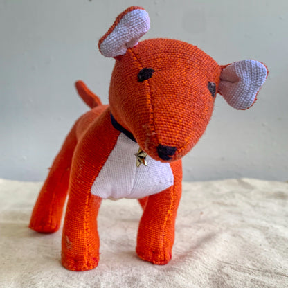 Red colour fabric Dogstar - PICKLE